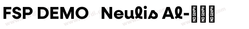 FSP DEMO   Neulis Al字体转换